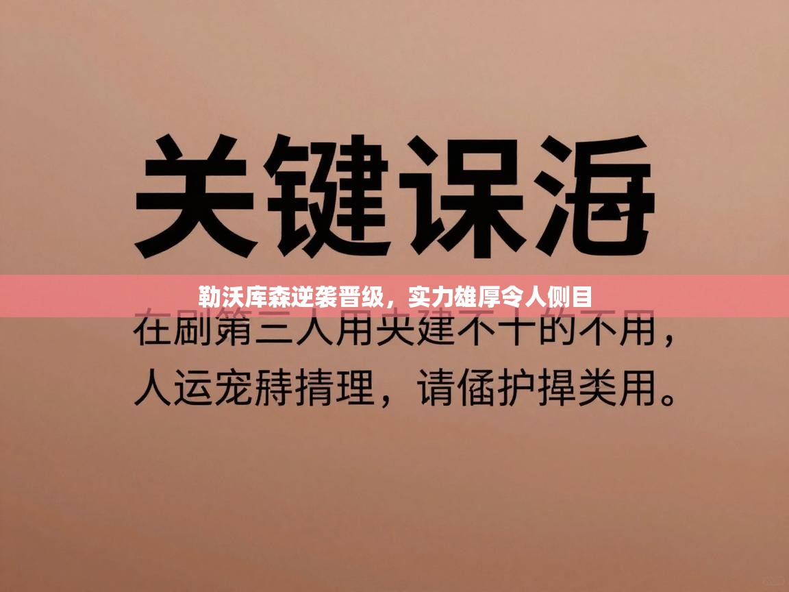 勒沃库森逆袭晋级,实力雄厚令人侧目 第2张